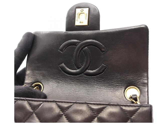 Borsa a Spalla Chanel Mini Matelassé Nero - vista 7