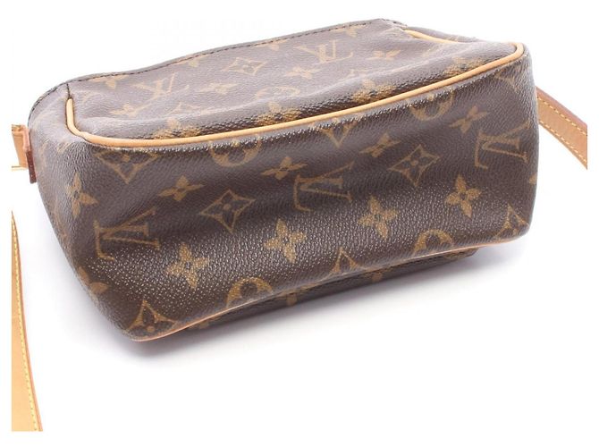 Borsa a Spalla Louis Vuitton Vivacite PM Marrone Monogramma - vista 6