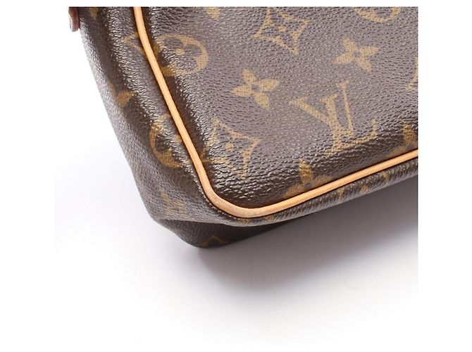 Borsa a Spalla Louis Vuitton Vivacite PM Marrone Monogramma - vista 7