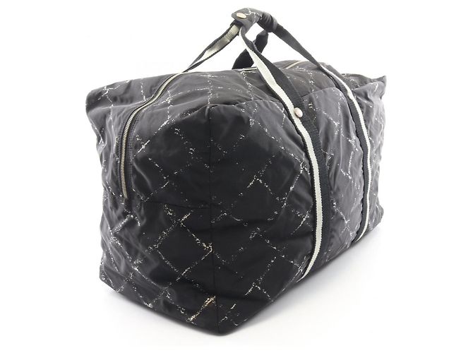 Borsa Boston Chanel Old Travel Line Nero - vista 2