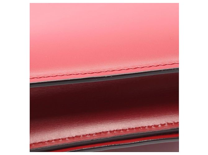 Céline Borsa a Spalla Celine Classic Teen Box Rosso - vista 7