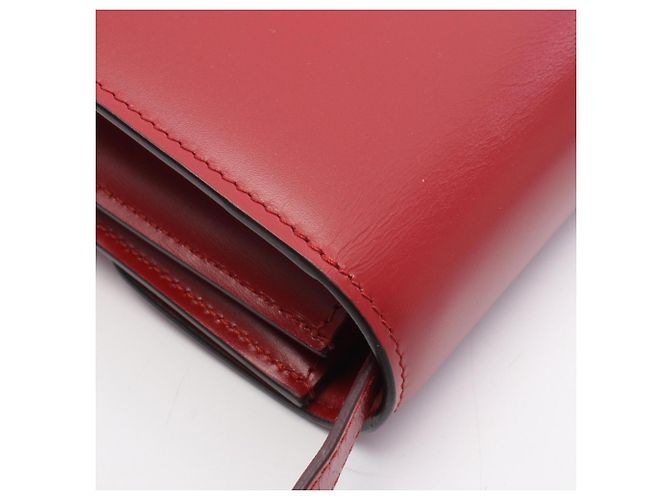 Céline Borsa a Spalla Celine Classic Teen Box Rosso - vista 8