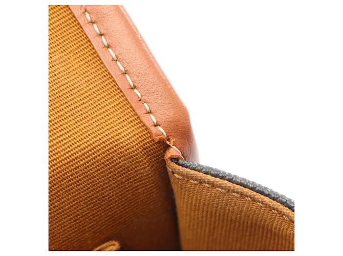 Céline Borsa a Spalla Celine Folco Medium Bag Triomphe Marrone Nero - vista 5