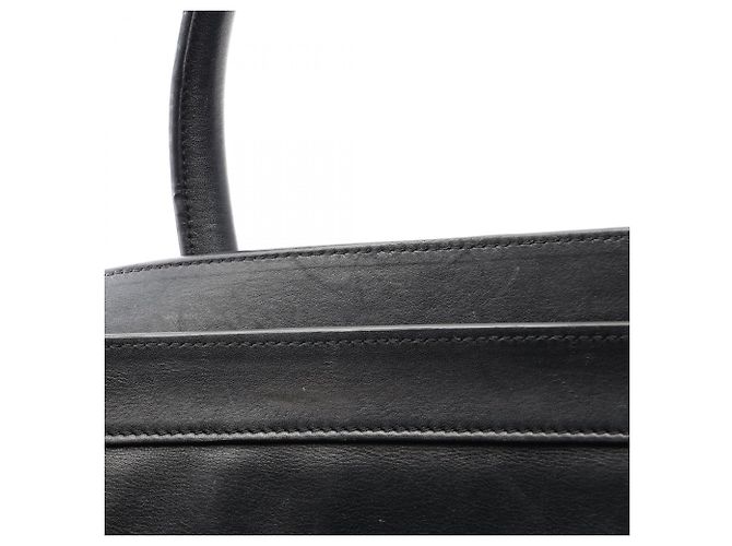 Céline Borsa Celine Luggage Mini Shopper Marrone Nero Blu - vista 11