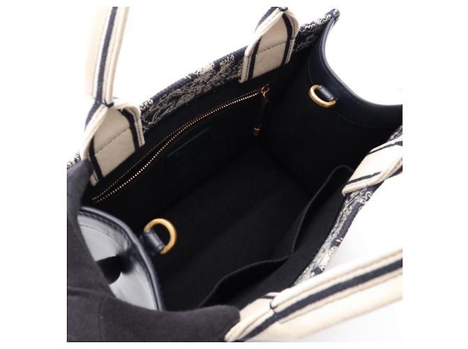 Christian Dior Dior Book Tote Small Cru Azul marinho - vista 3