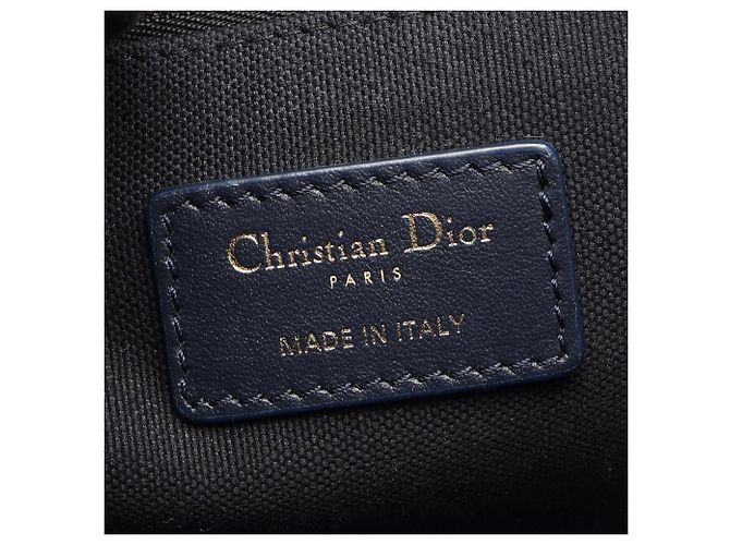 Christian Dior Dior Book Tote Small Cru Azul marinho - vista 4