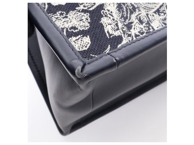 Christian Dior Dior Book Tote Small Cru Azul marinho - vista 8