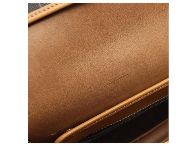 Borsa a tracolla Christian Dior Dior Honeycomb Marrone Nero - vista 6