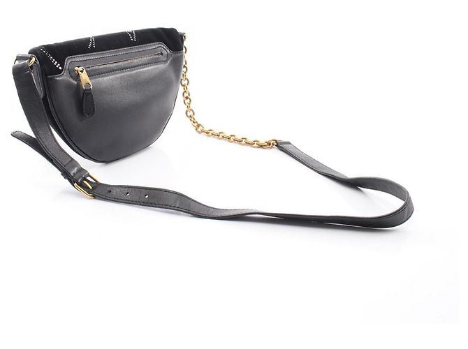 Marsupio Balenciaga Souvenir con strass Nero - vista 2