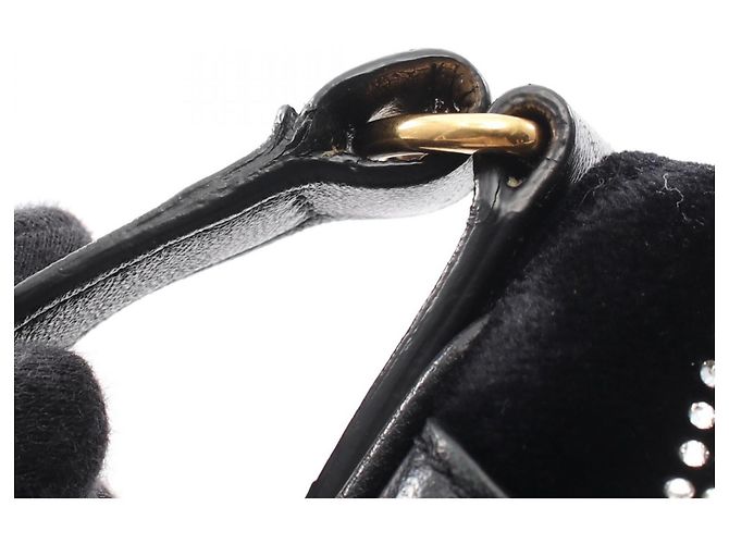 Marsupio Balenciaga Souvenir con strass Nero - vista 5