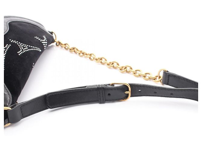 Marsupio Balenciaga Souvenir con strass Nero - vista 8
