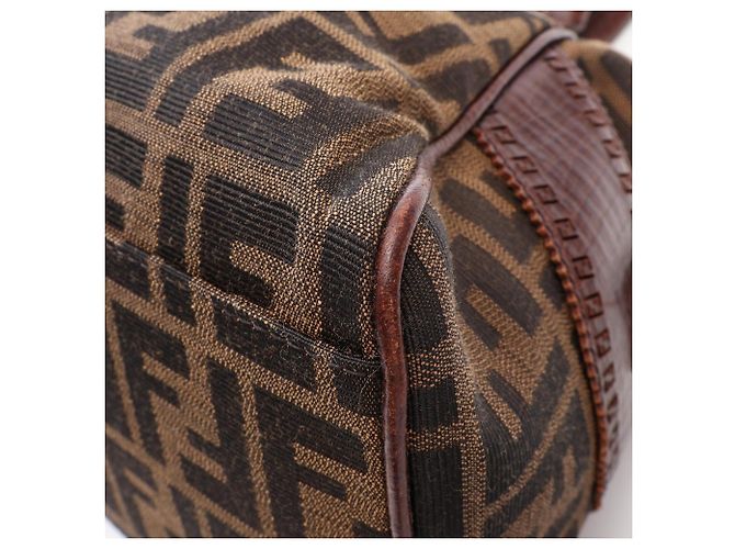Borsa Fendi Etnico Zucca Marrone - vista 5