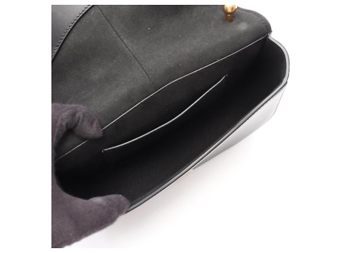 Borsa a Spalla Fendi Camon Medium Nero - vista 3