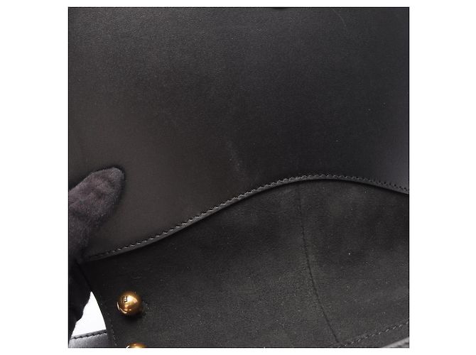 Borsa a Spalla Fendi Camon Medium Nero - vista 5