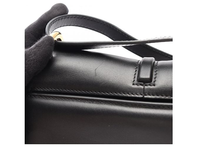 Borsa a Spalla Fendi Camon Medium Nero - vista 9