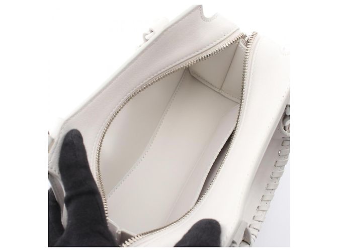 Borsa Balenciaga Neo Class City Mini Bianco - vista 3