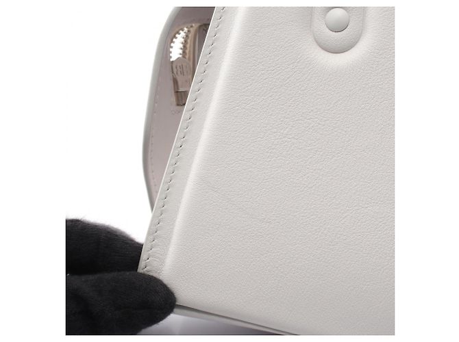 Borsa Balenciaga Neo Class City Mini Bianco - vista 5