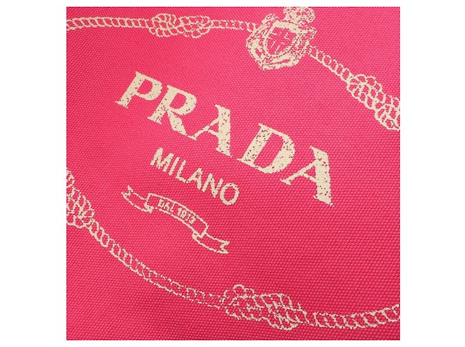 Borsa Tote 2-Way CANAPA Prada Rosa - vista 11