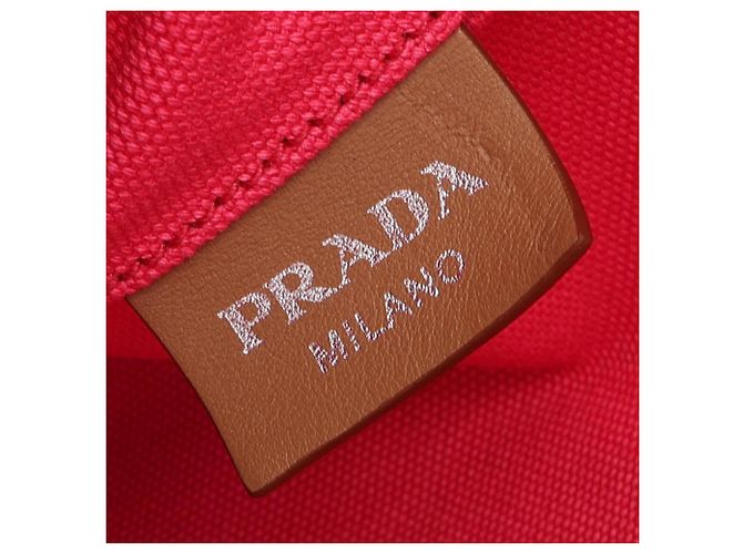 Borsa Tote 2-Way CANAPA Prada Rosa - vista 4