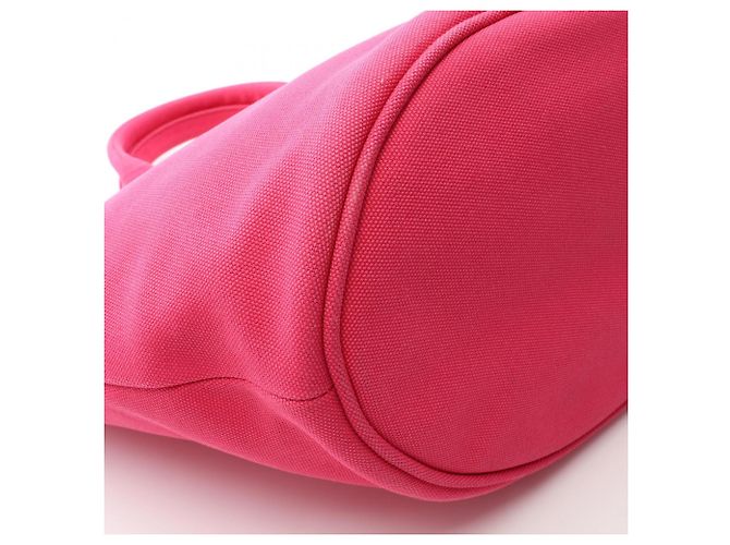 Borsa Tote 2-Way CANAPA Prada Rosa - vista 7