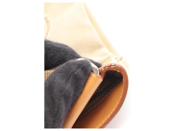 Borsa a tracolla PRADA LOGO JACQUARD Marrone Beige - vista 5