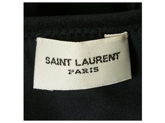 Saint Laurent Badeanzug mit Pailletten in Schwarz - Ansicht 9