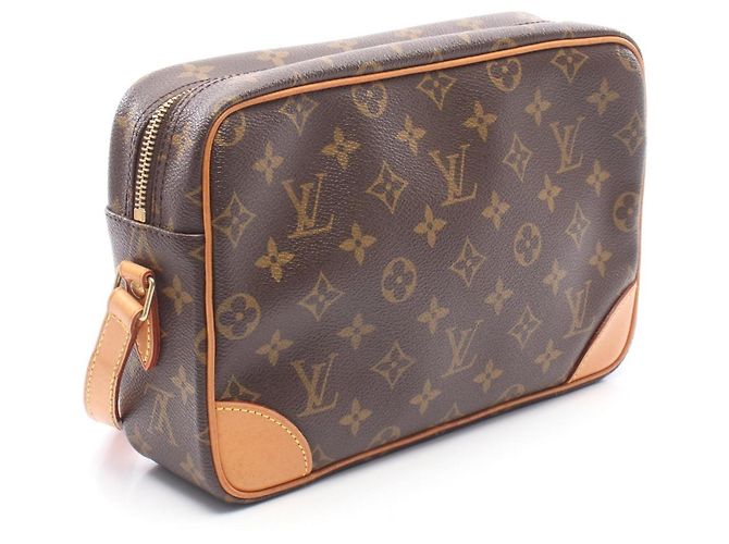 Borsa a tracolla Louis Vuitton Trocadero 27 Monogram Marrone Monogramma - vista 2