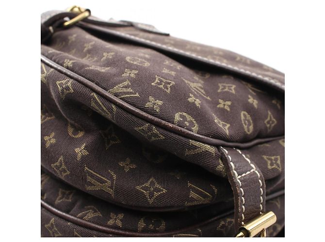 Borsa a tracolla Louis Vuitton Saumur Marrone Monogram Monogramma - vista 6