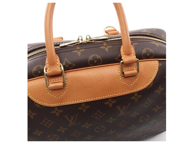 Borsa vanity bowling Deauville Louis Vuitton Marrone Monogramma - vista 7