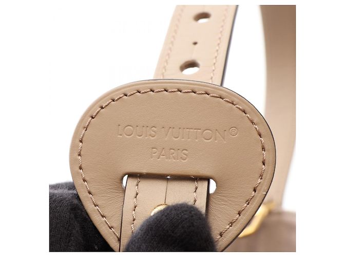 Borsa Louis Vuitton All-in-BB Bicolor Monogram Empreinte Multicolore Beige Crudo - vista 4
