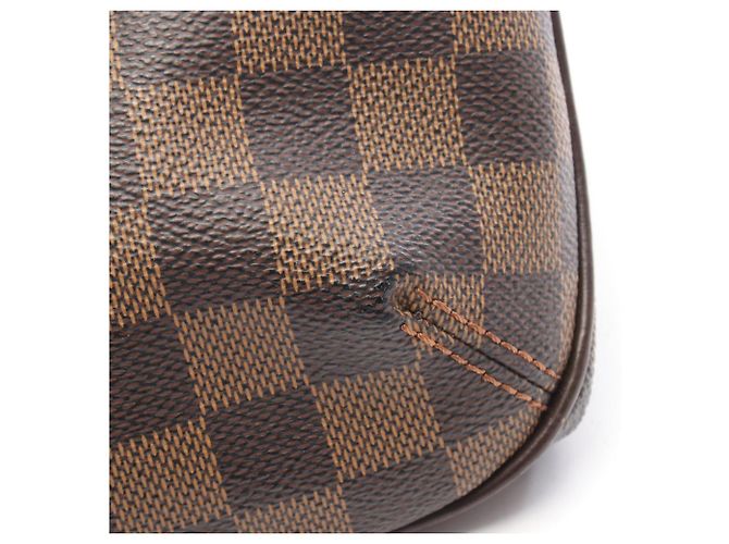 Borsa Louis Vuitton Greet Marrone Damier ebene - vista 10