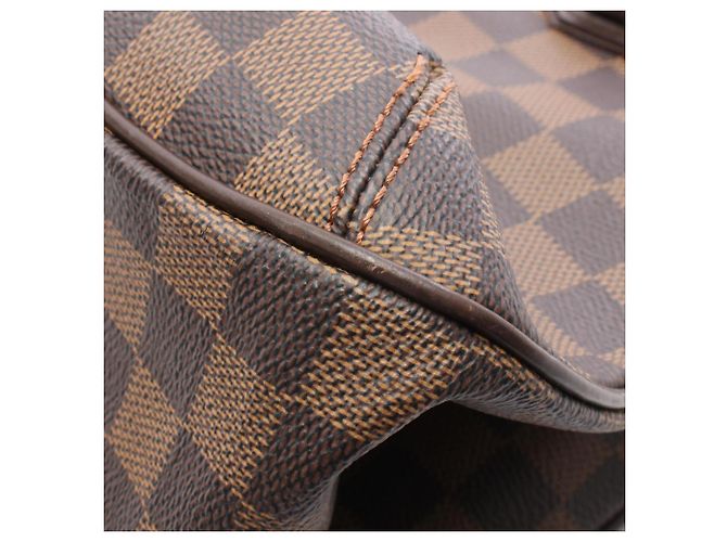 Borsa Louis Vuitton Greet Marrone Damier ebene - vista 7
