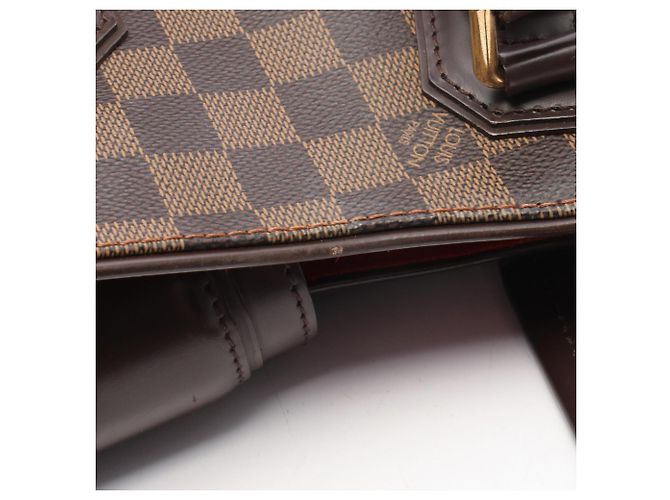 Borsa Louis Vuitton Greet Marrone Damier ebene - vista 9