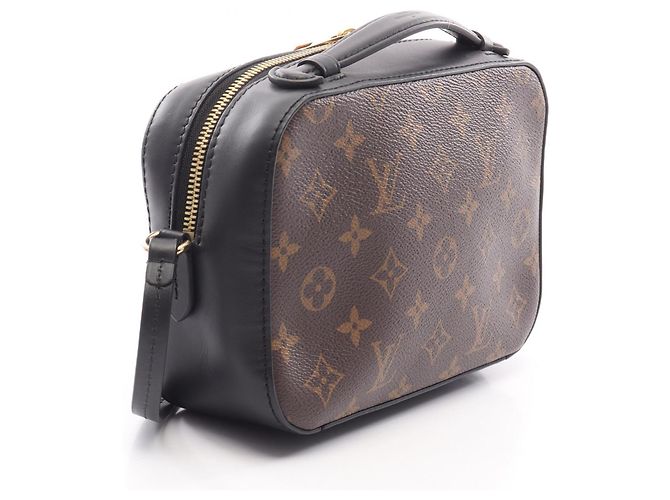 Borsa a tracolla 2-Way Louis Vuitton Saint-Onge Marrone Nero Monogramma - vista 2