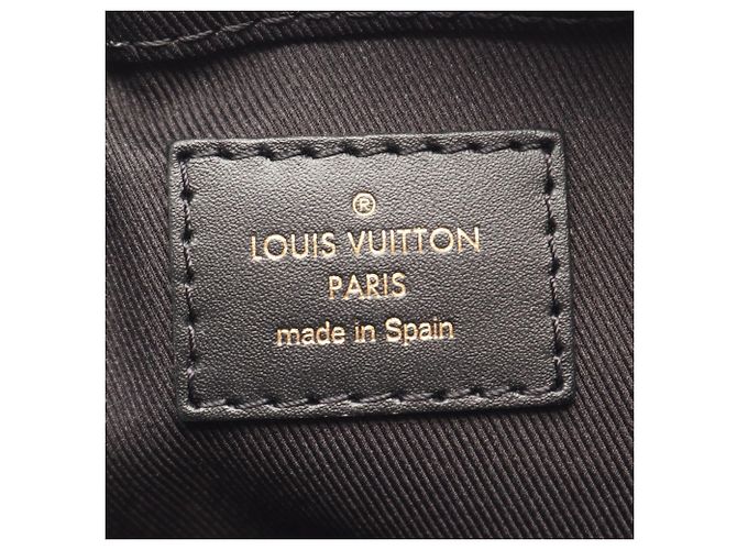 Borsa a tracolla 2-Way Louis Vuitton Saint-Onge Marrone Nero Monogramma - vista 4