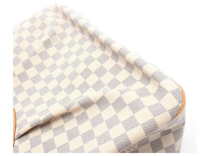 Borsa a Spalla Louis Vuitton Siracusa MM Bianco - vista 7