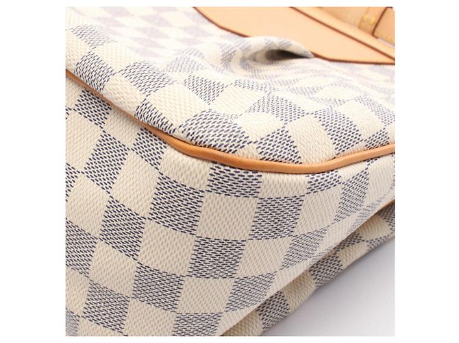 Borsa a Spalla Louis Vuitton Siracusa MM Bianco - vista 8