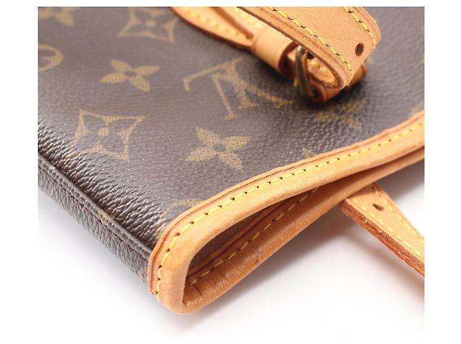 Borsa Bucket PM Louis Vuitton Marrone - vista 14