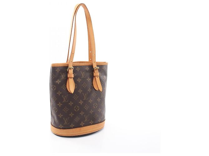 Borsa Bucket PM Louis Vuitton Marrone - vista 2