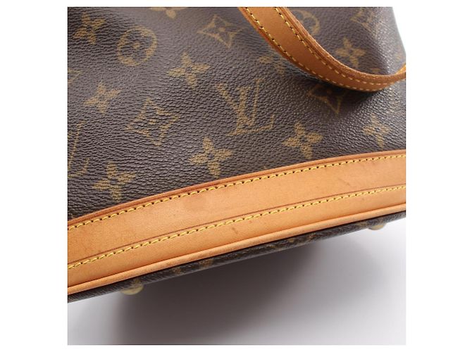 Borsa Bucket PM Louis Vuitton Marrone - vista 7
