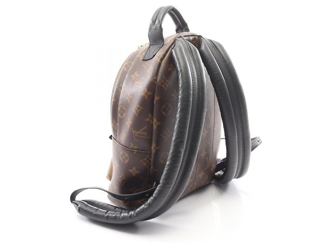 Mochila Louis Vuitton Palm Springs PM Castaño Beige - vista 2