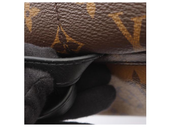 Mochila Louis Vuitton Palm Springs PM Castaño Beige - vista 7