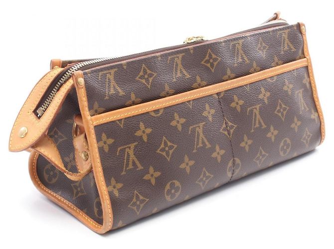 Borsa a tracolla lunga Popincourt Louis Vuitton Marrone - vista 2