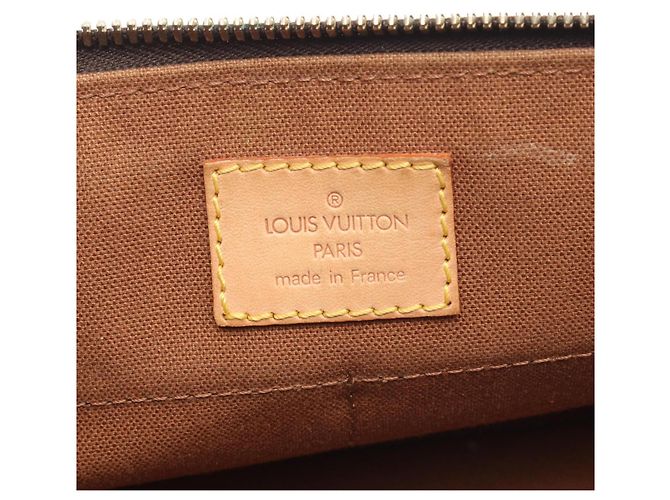Borsa a tracolla lunga Popincourt Louis Vuitton Marrone - vista 4