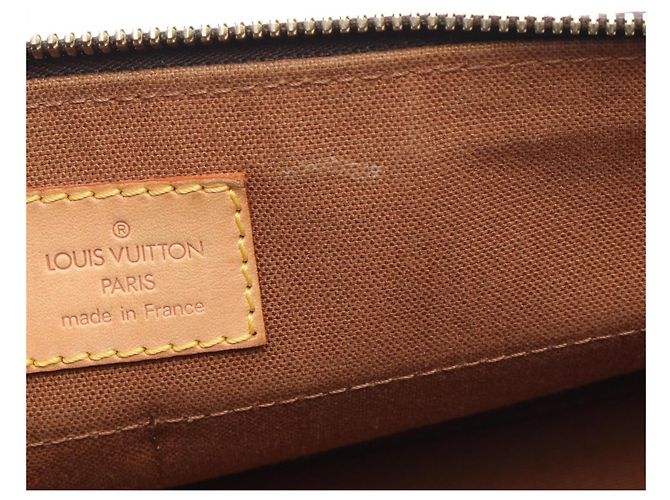 Borsa a tracolla lunga Popincourt Louis Vuitton Marrone - vista 6