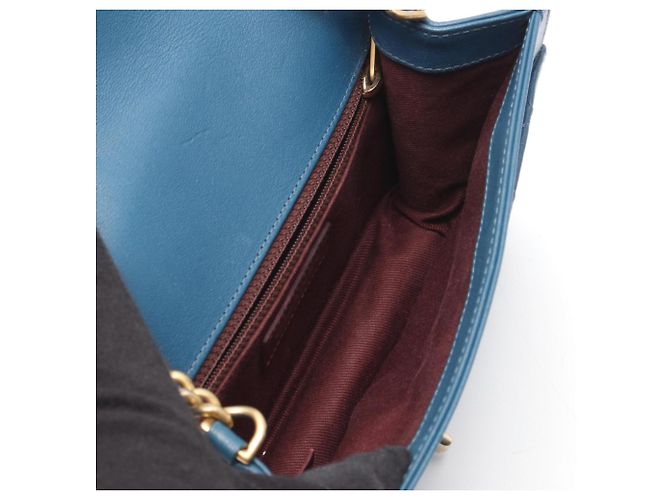 Bolso de Hombro Chanel Matelassé Azul - vista 3