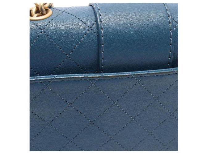 Bolso de Hombro Chanel Matelassé Azul - vista 6