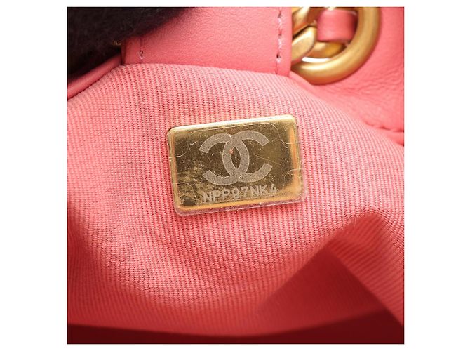 Borsa a tracolla Chanel Matelassé in agnello rosa - vista 5
