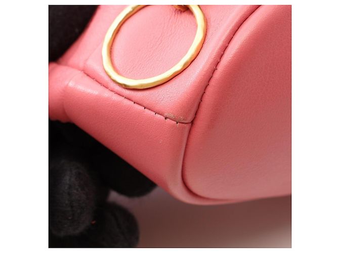 Borsa a tracolla Chanel Matelassé in agnello rosa - vista 7