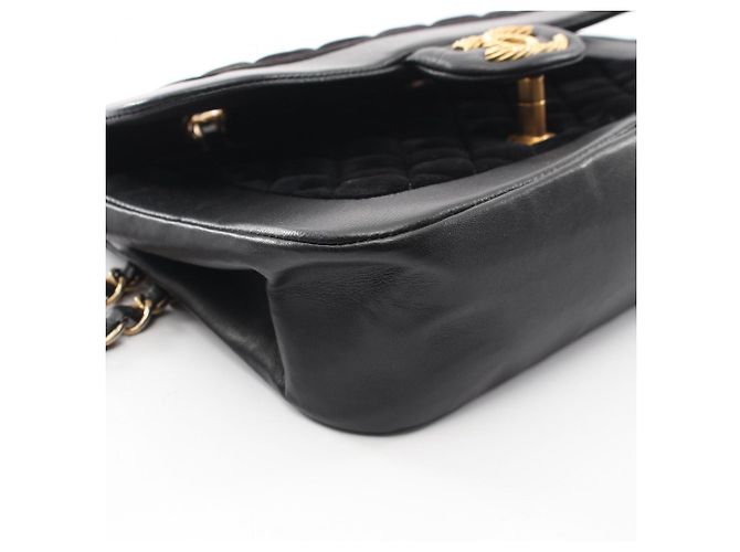 Borsa a tracolla Chanel Matelassé nera Nero - vista 8